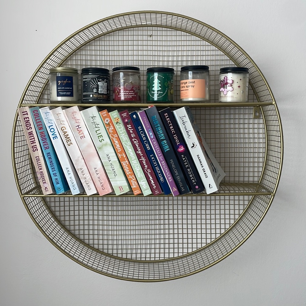 Gold Book Shelf